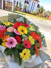 Букет цветов из:  Герберы #REPLACE_PRED# Теберде