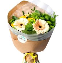 Букет герберы и розы